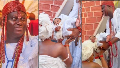 Ooni of Ife hosts grand homecoming for Olori Ashley, newborn Prince