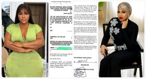 "See You In Court"- Actress Queeneth Hilbert Sues Destiny Etiko and Nigerian Police Over Alleged Harassment, Insists Destiny Snatched Her Boyfriends & She's Using Stanley Against Her (DETAILS)