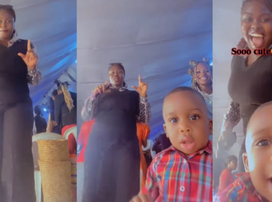 little boy takes over video church