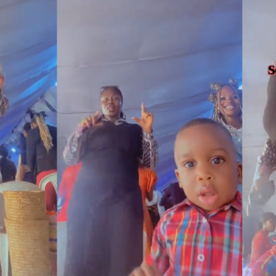 little boy takes over video church